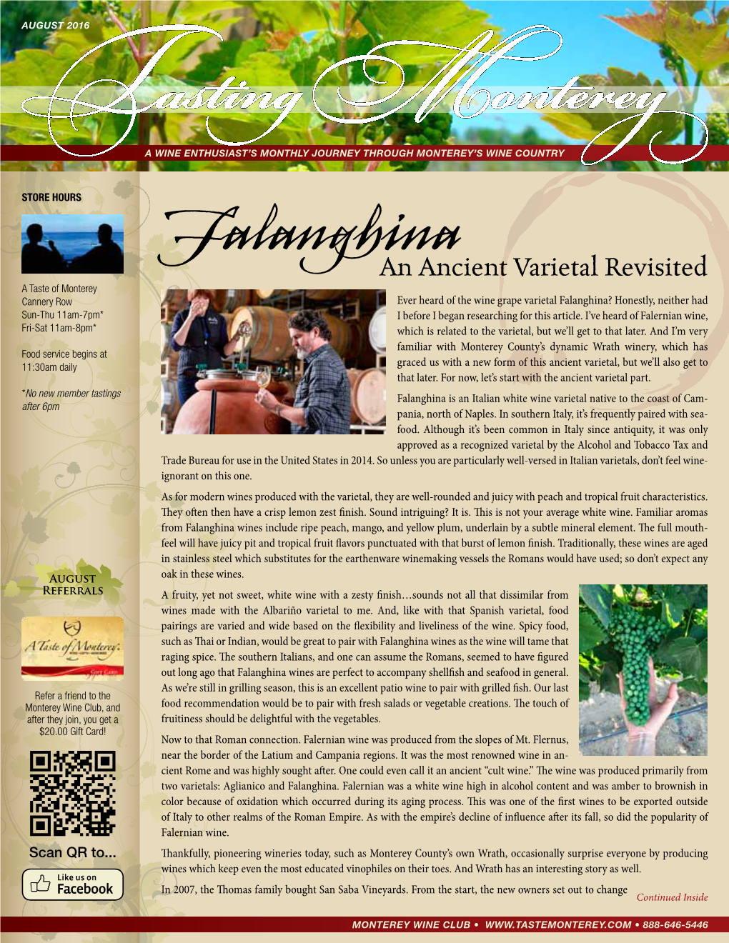 Falanghinaan Ancient Varietal Revisited