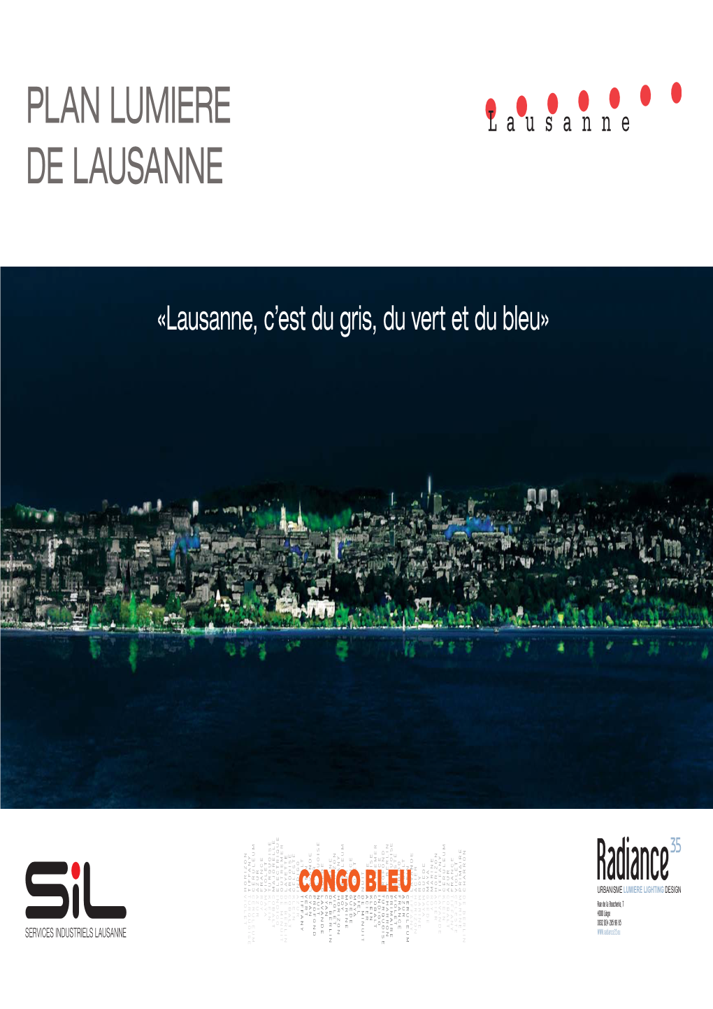 Plan Lumière De Lausanne S’Intègre Dans D’Éclairage Et De Mettre En Place Une Program- Cette Dynamique