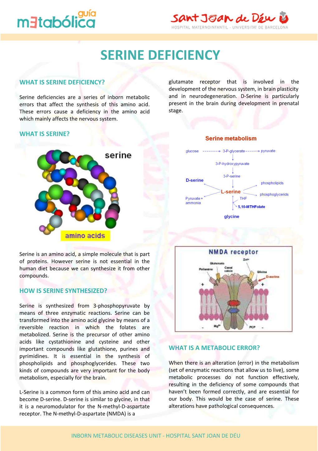 Serine Deficiency