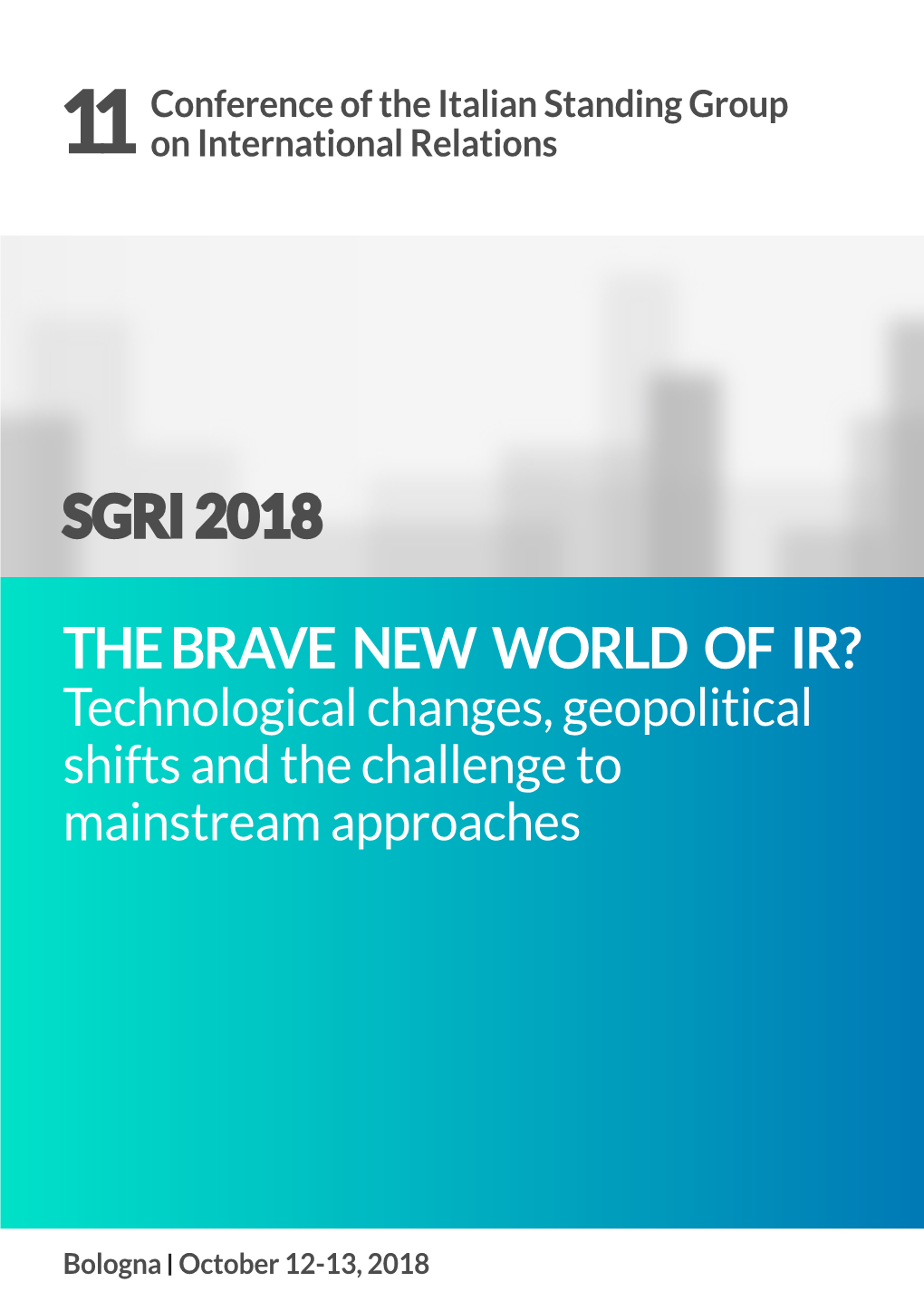 Sgri 2018 the Brave New World Of