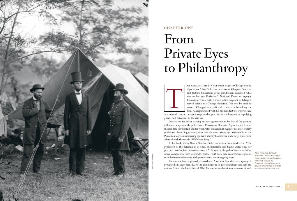 From Private Eyes to Philanthropy