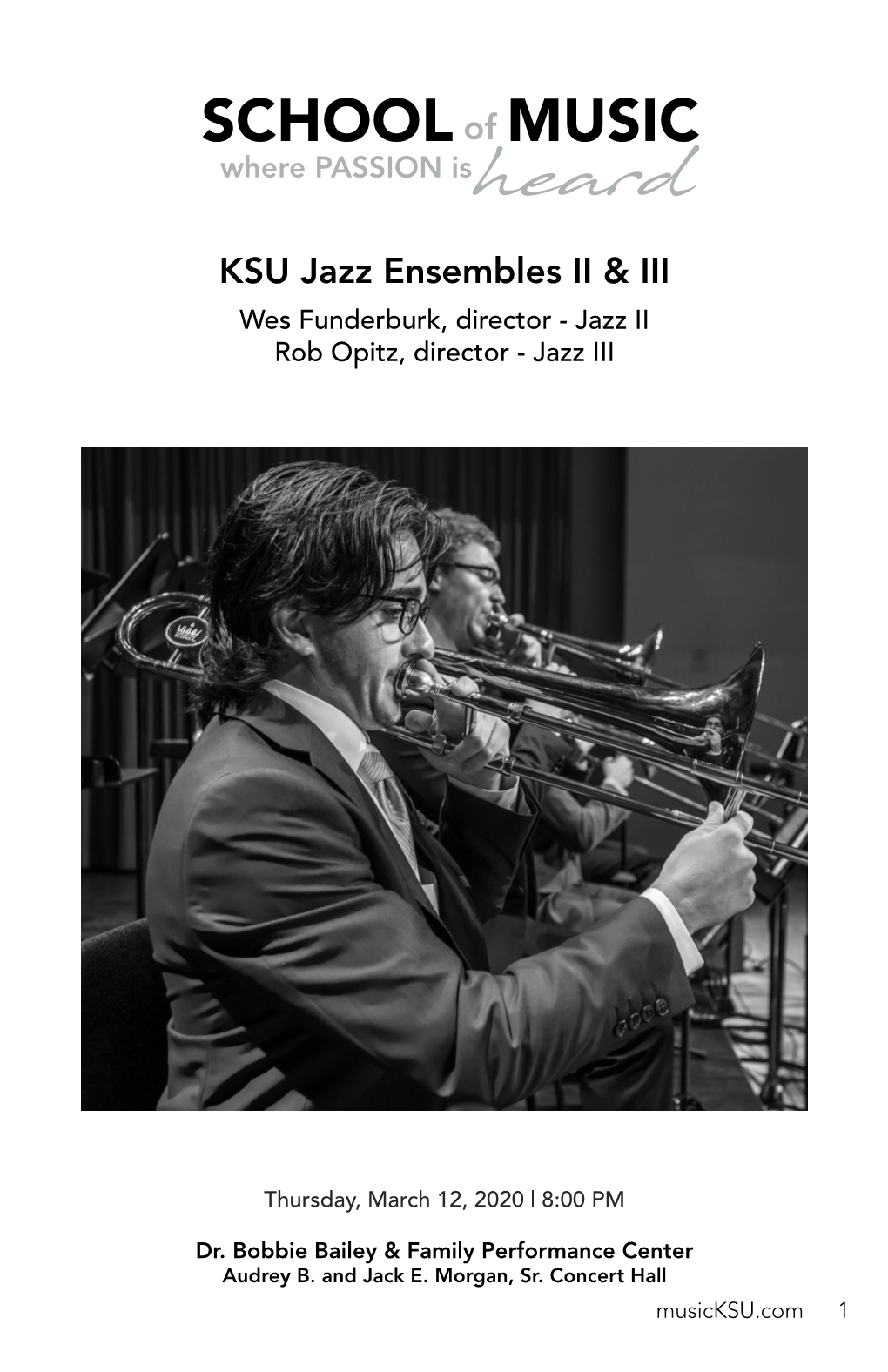 KSU Jazz Ensembles II &