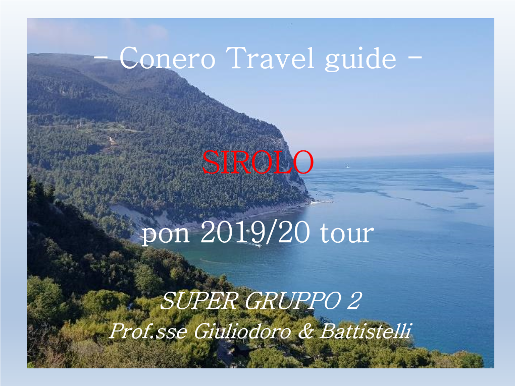 Conero Travel Guide