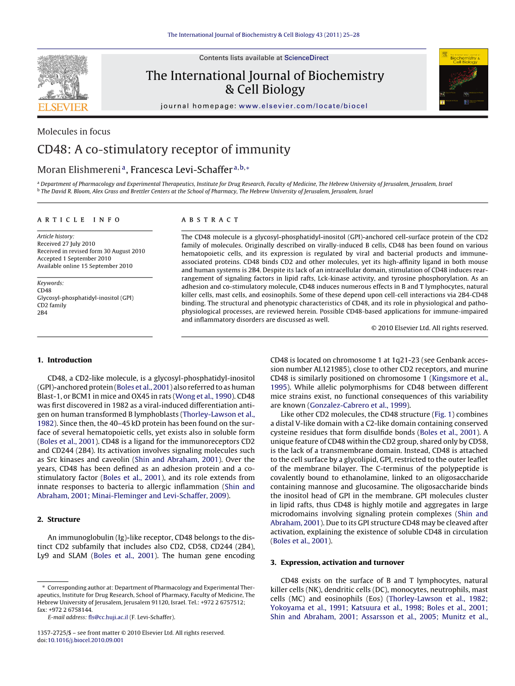 CD48: a Co-Stimulatory Receptor of Immunity