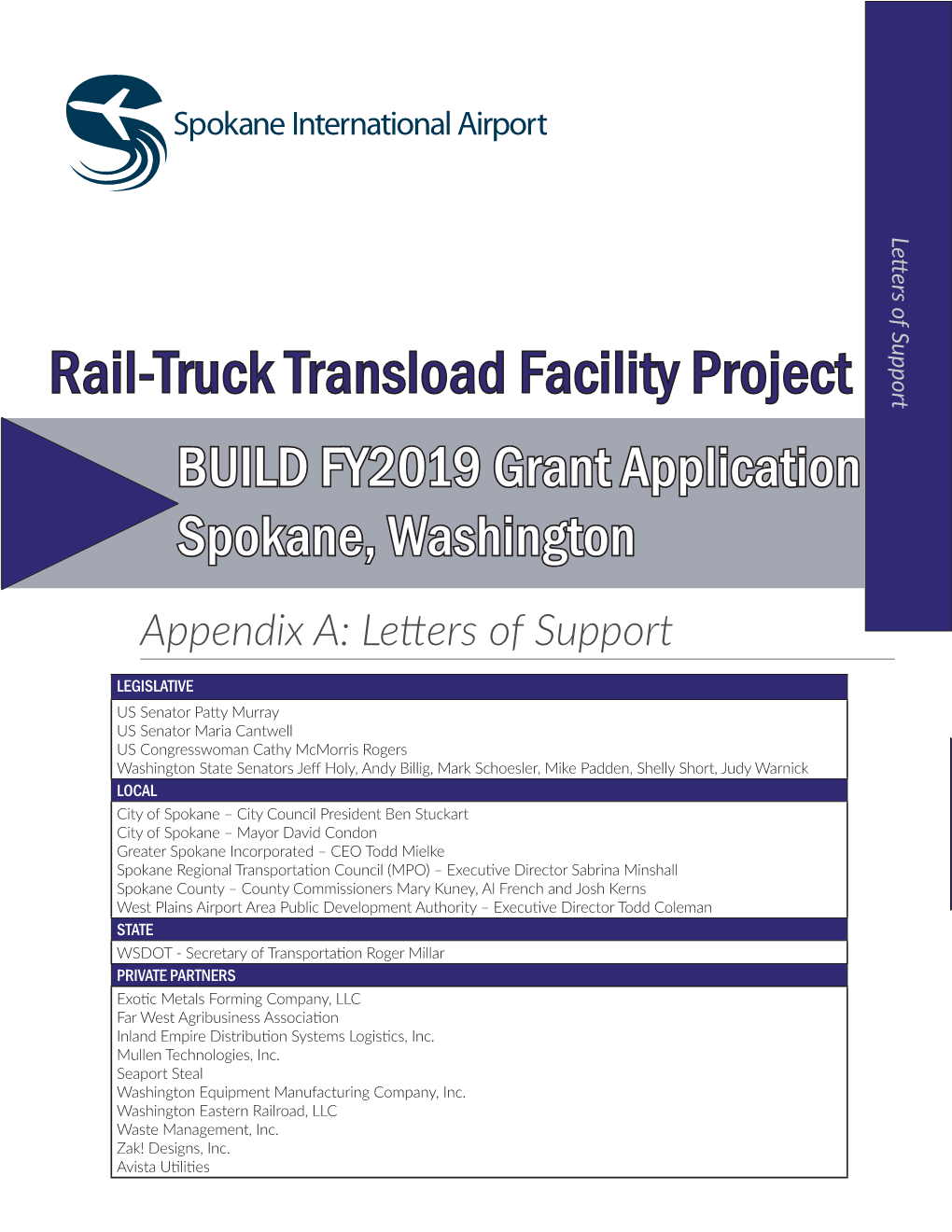 Rail-Truck Transload Facility Project Facility Transload Rail-Truck