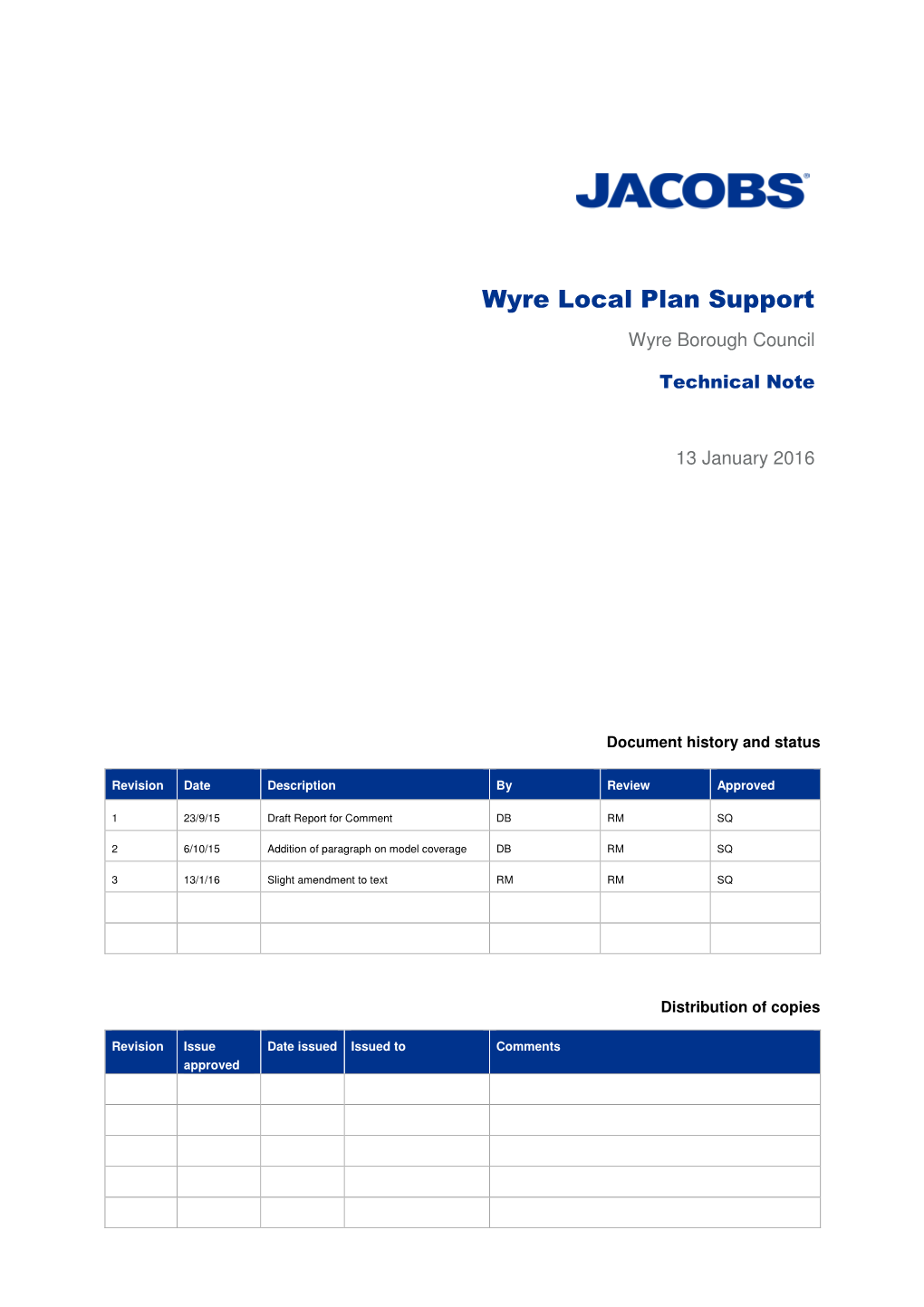 Local Plan Support Technical Note Jan 16