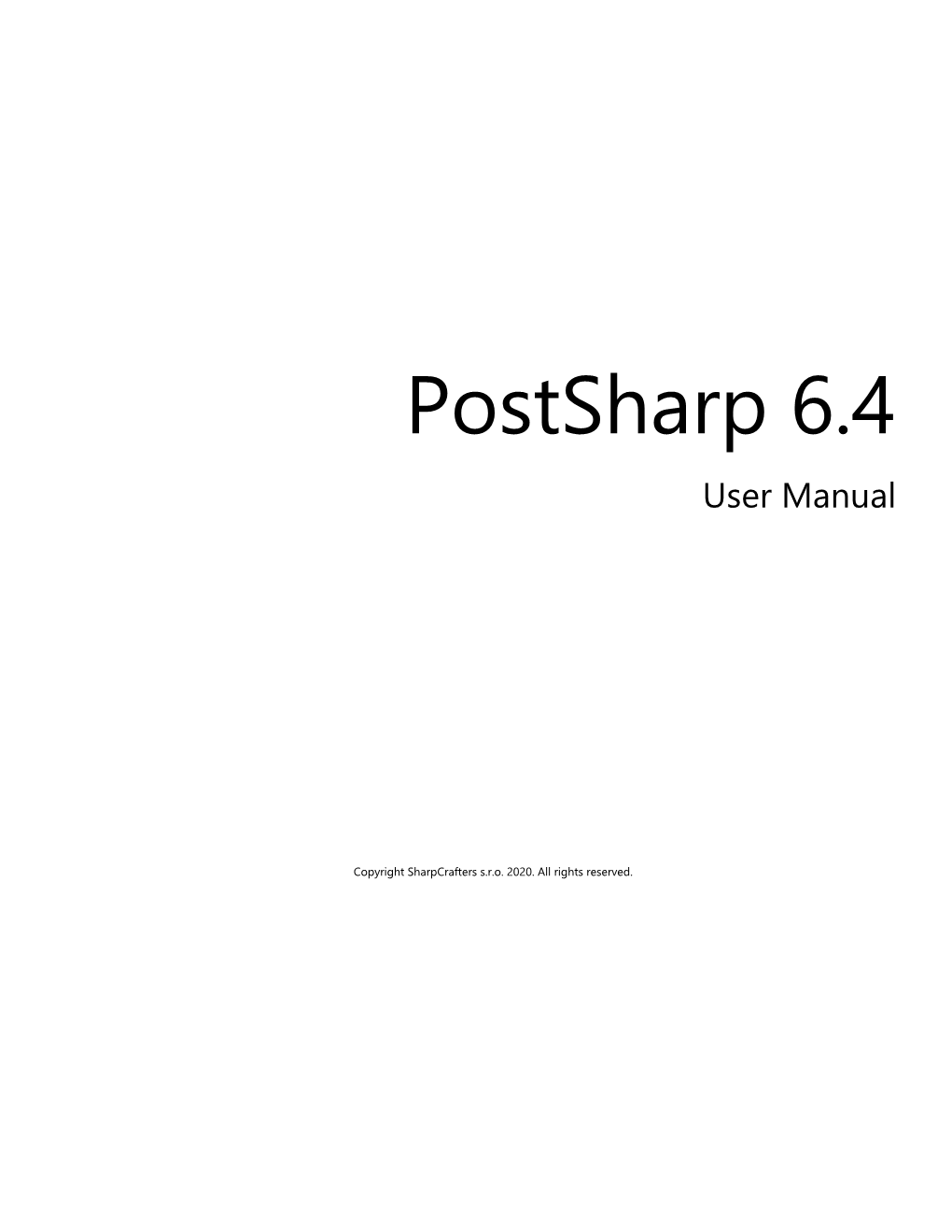 Postsharp 6.4 Documentation