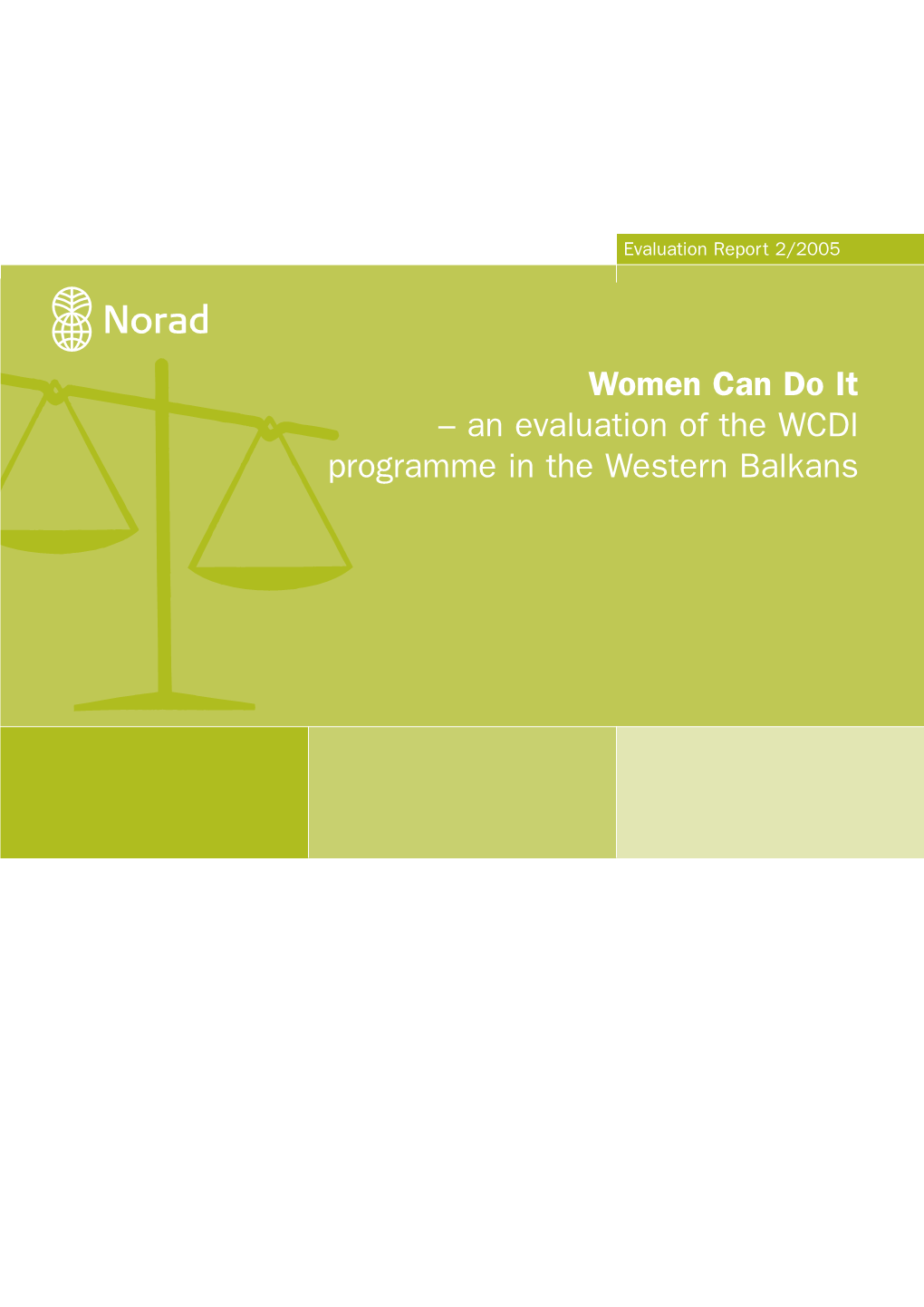 An Evaluation of the WCDI Programme in the Western Balkans E