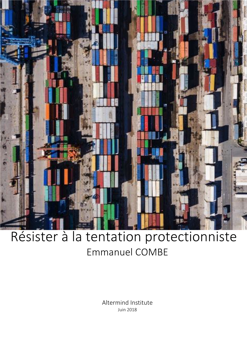 Livre Protectionnisme Juin 2018 Version Finale