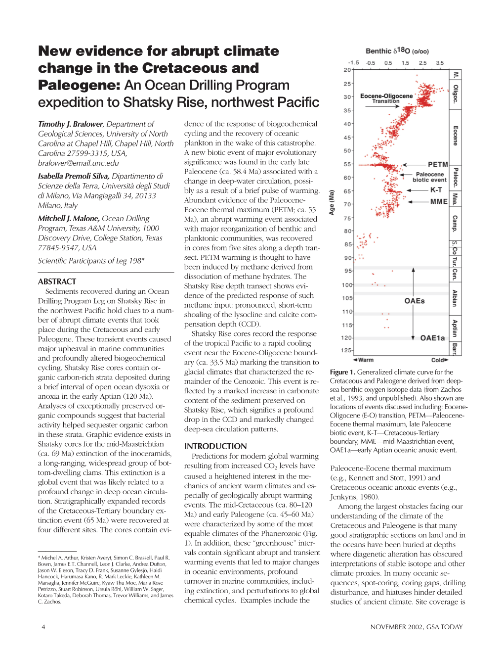 An Ocean Drilling Program Expedition to Shatsky Rise, Northwest Pacific