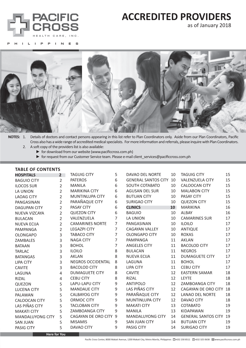 ACCREDITED PROVIDERS As of January 2018