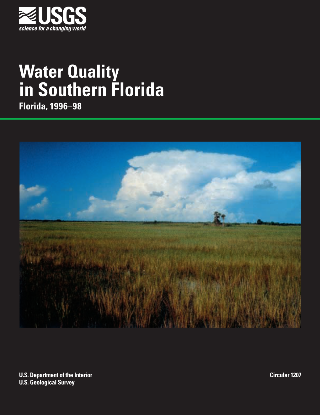 Water Quality in Southern Florida, Florida, 1996–98 / by Benjamin F