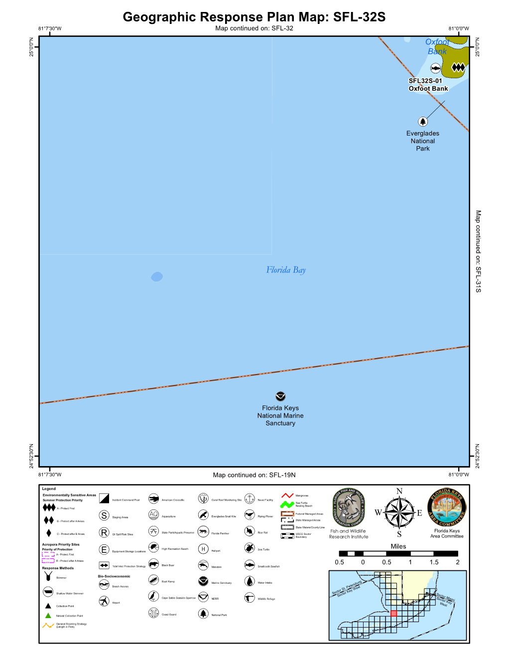 SFL-32S 81°7'30"W Map Continued On: SFL-32 81°0'0"W Oxfoot Oxfoot