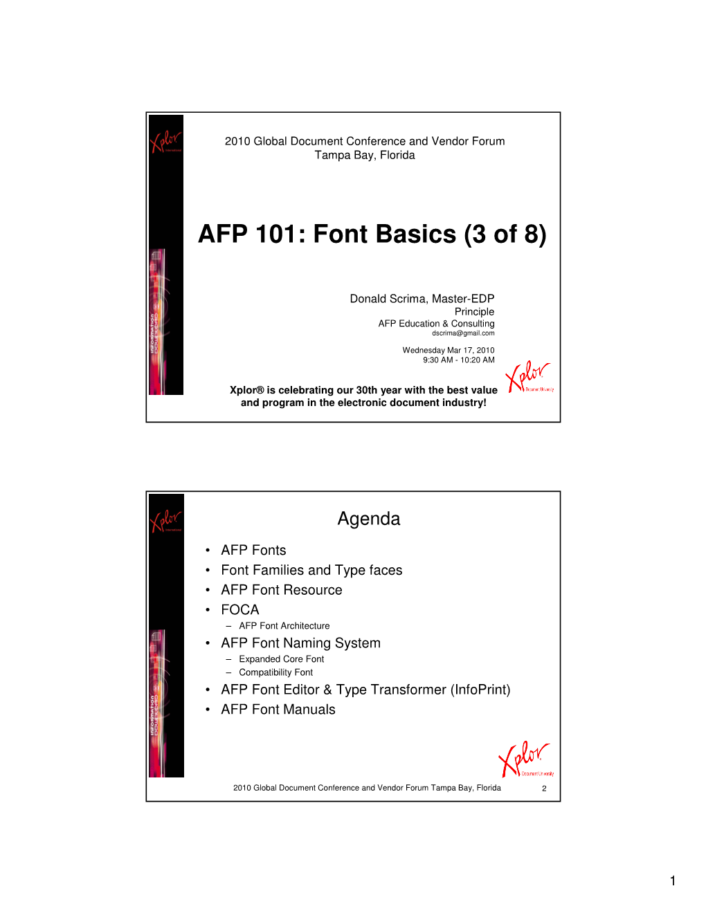 AFP 101: Font Basics (3 of 8)