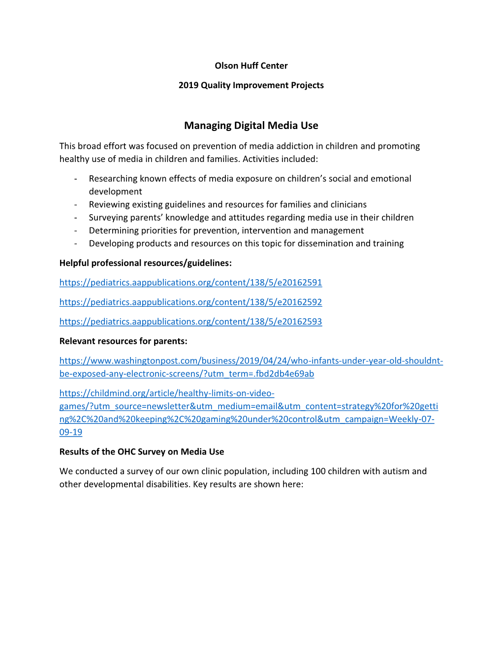 Managing Digital Media Use in Children with Disabilities