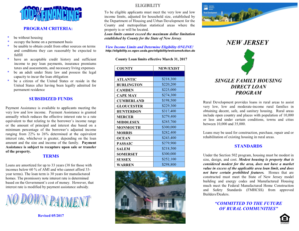 USDA Rural Development Loans Brochure