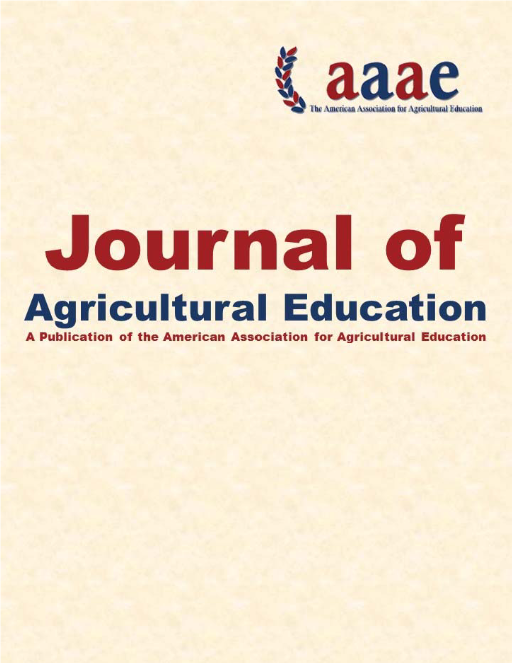 Journal of Agricultural Education 1 Volume 59, Issue 2, 2018