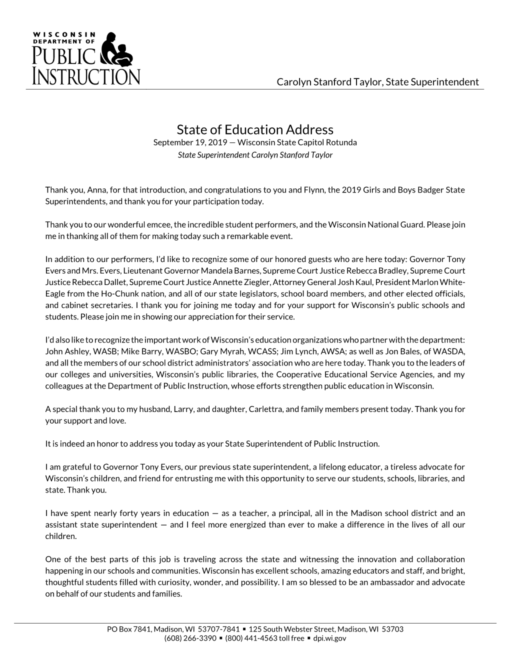 State of Education Address 2019 – Page 2