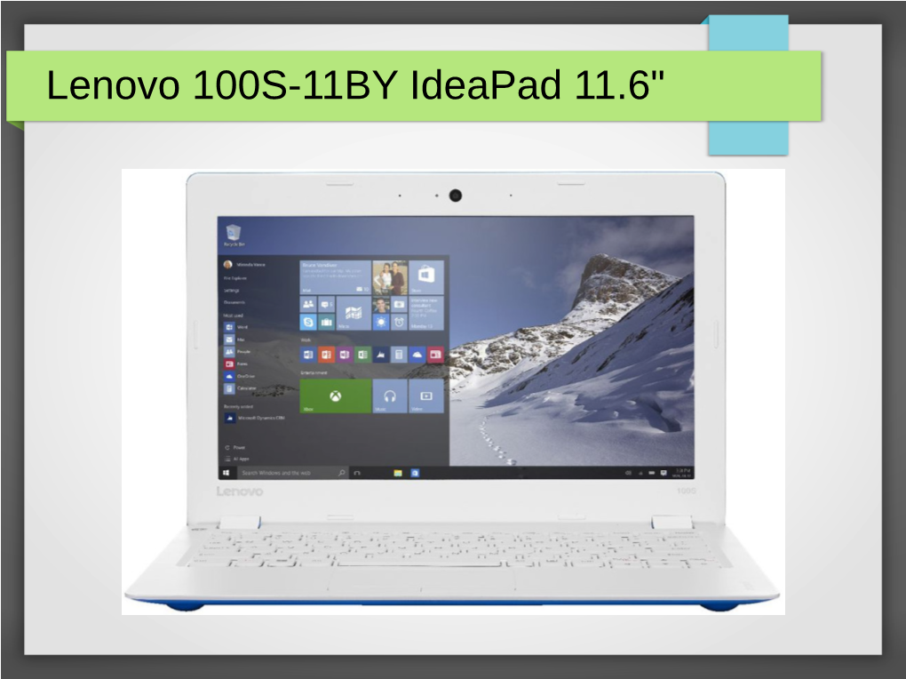 Lenovo 100S-11BY Ideapad 11.6