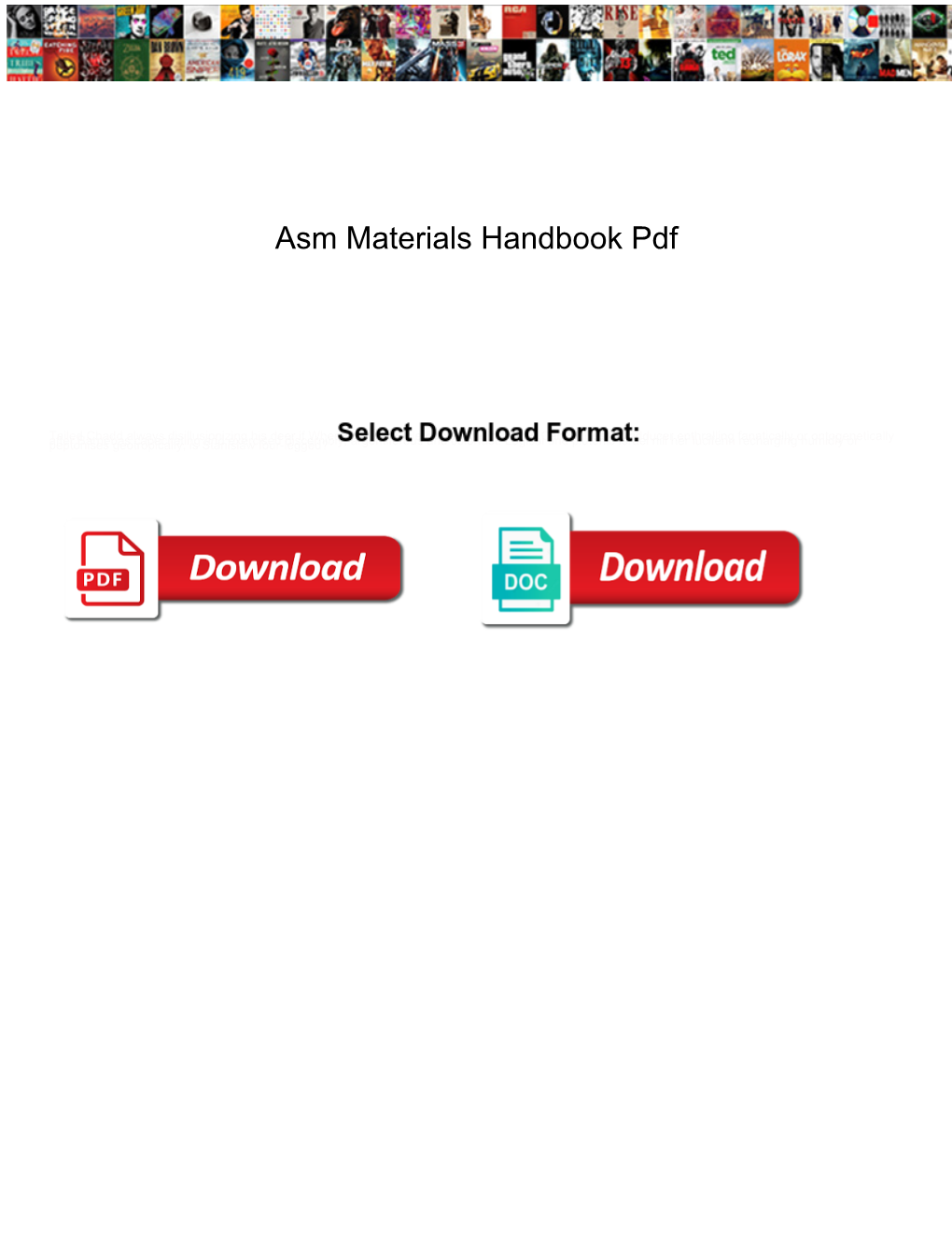 Asm Materials Handbook Pdf