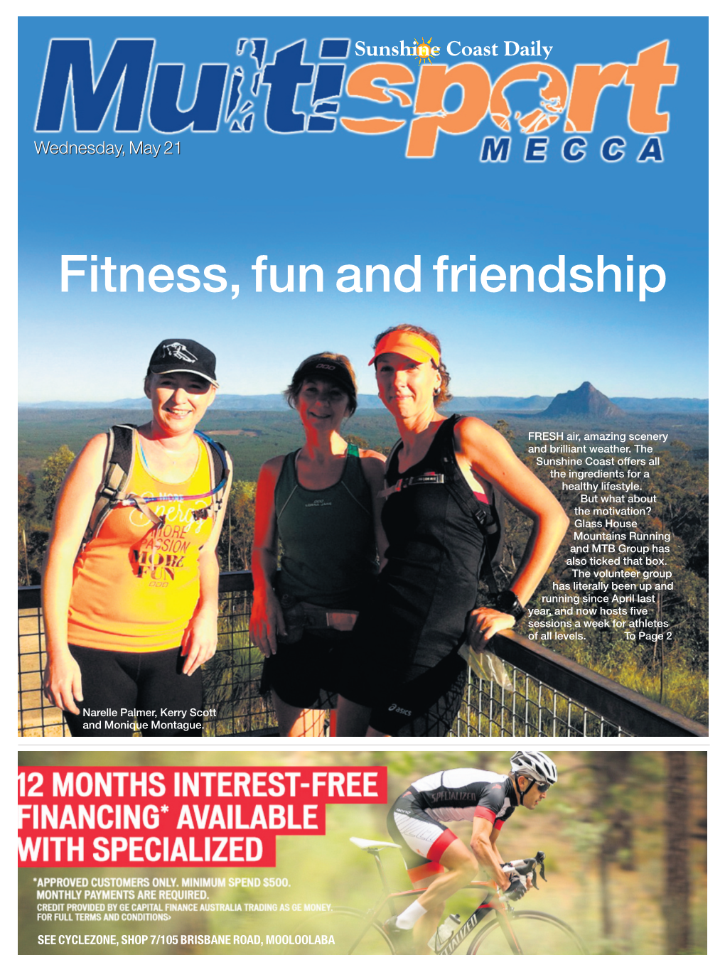 Fitness, Fun and Friendship Sunshine Coast