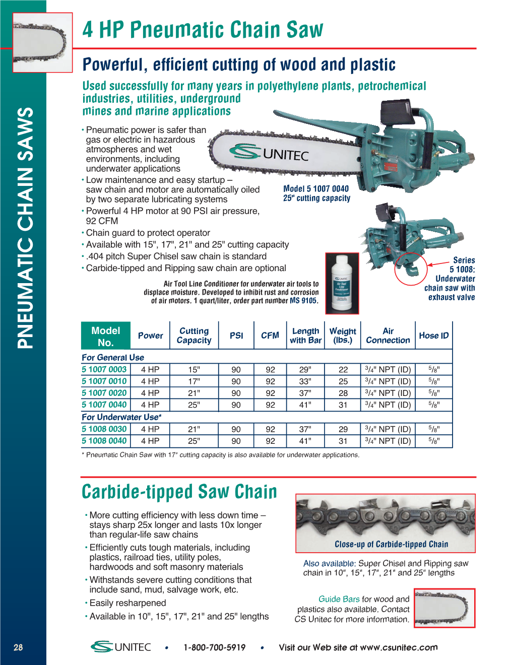 4 HP Pneumatic Chain