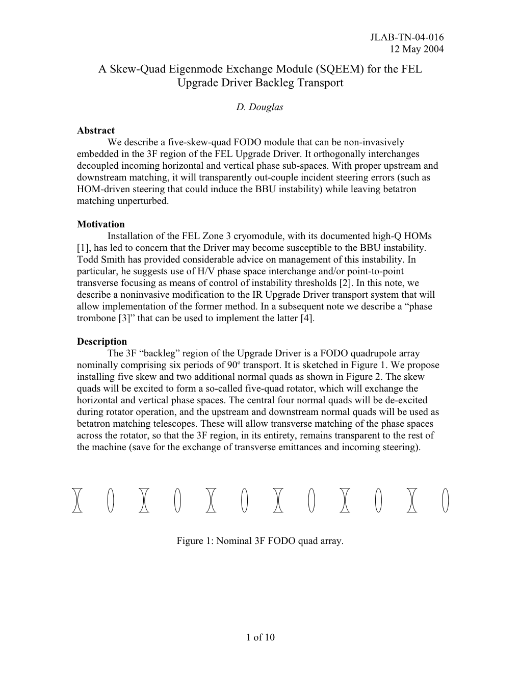 A Skew-Quad Eigenmode Exchange Module for the FEL Upgrade Driver Backleg Transport