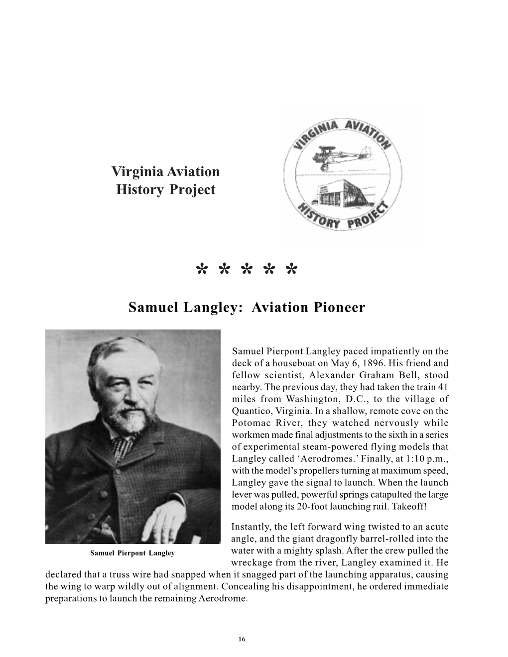 Samuel Langley: Aviation Pioneer