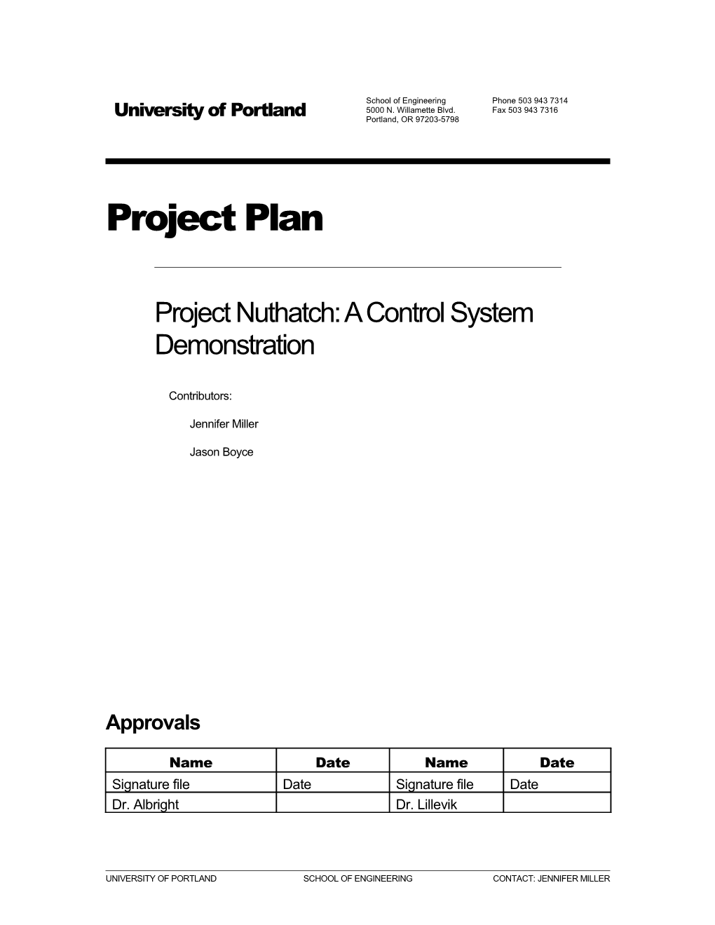 Project Plan Rev. 0.1 Page 12