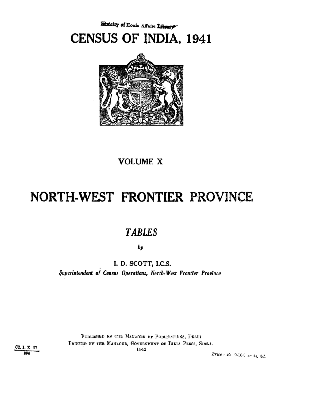 North-West Frontier P-Rovince