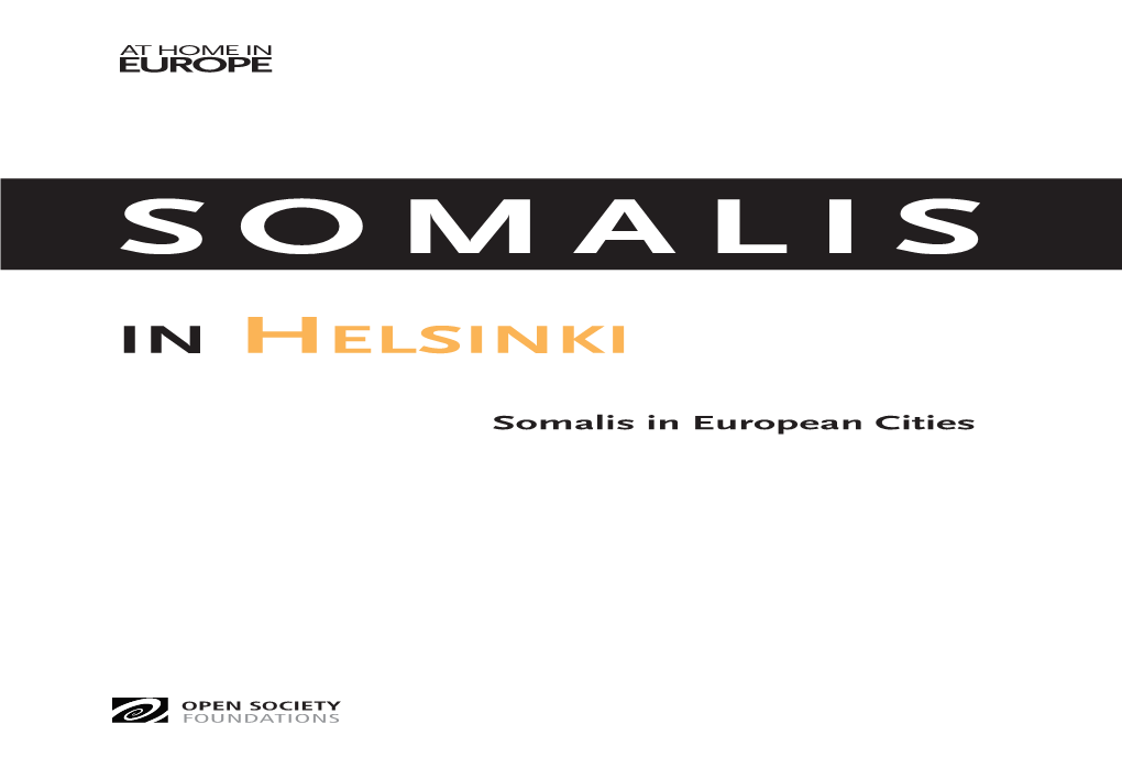 Somalis in Helsinki