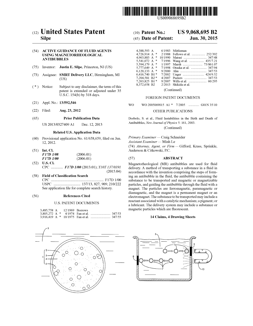 (12) United States Patent (10) Patent No.: US 9,068,695 B2 Silpe (45) Date of Patent: Jun