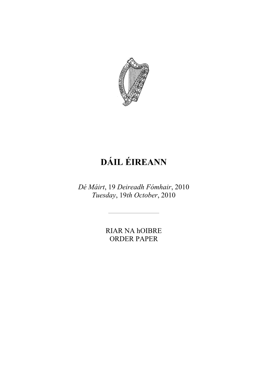 Dáil Éireann