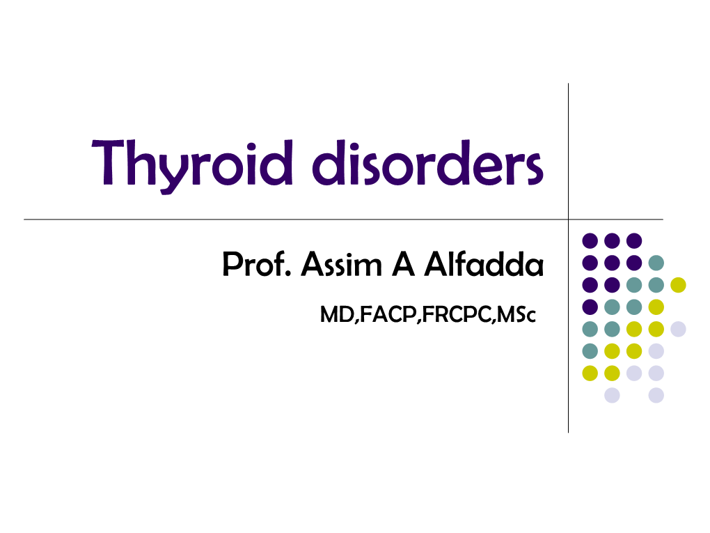 Thyroid Disorders