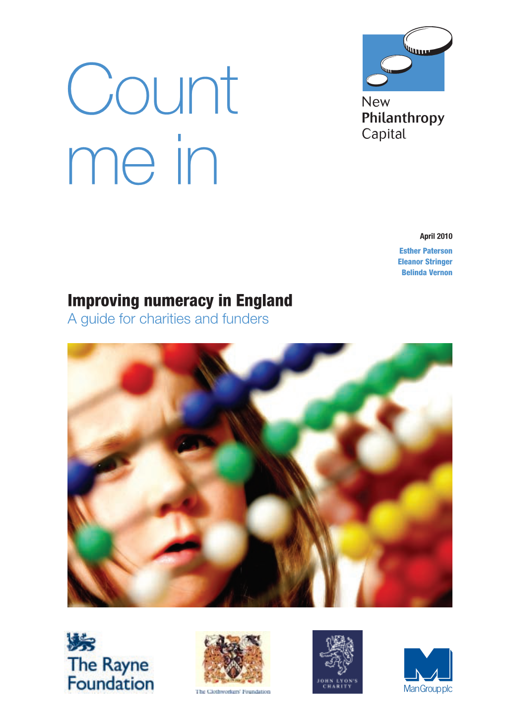 Improving Numeracy in England a Guide for Charities and Funders Count Me In