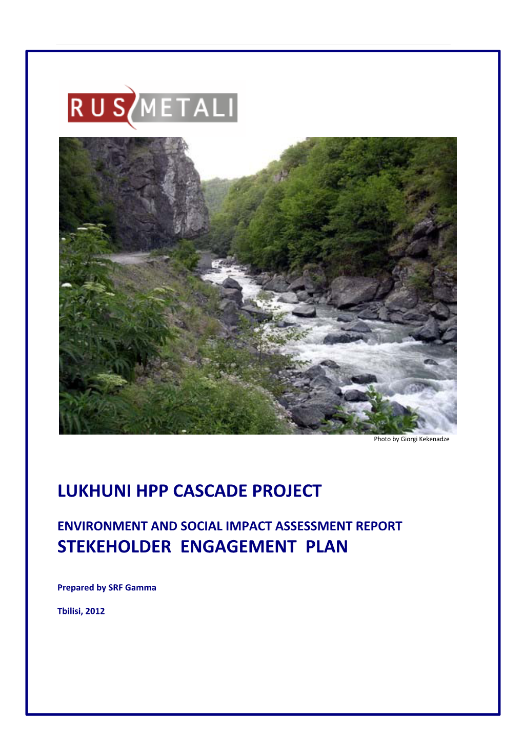 Lukhuni Hpp Cascade Project Stekeholder Engagement