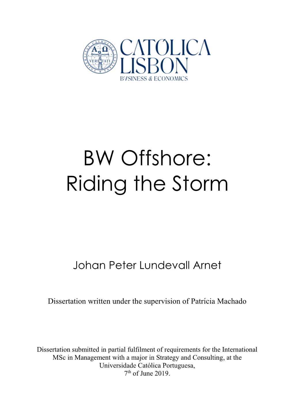 BW Offshore: Riding the Storm