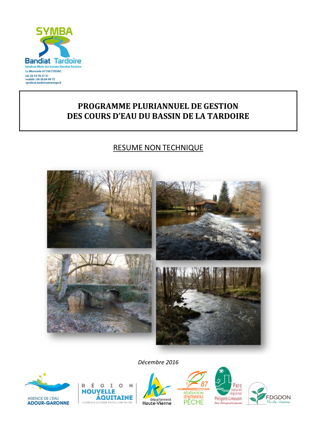 Programme Pluriannuel De Gestion Des Cours D'eau Du