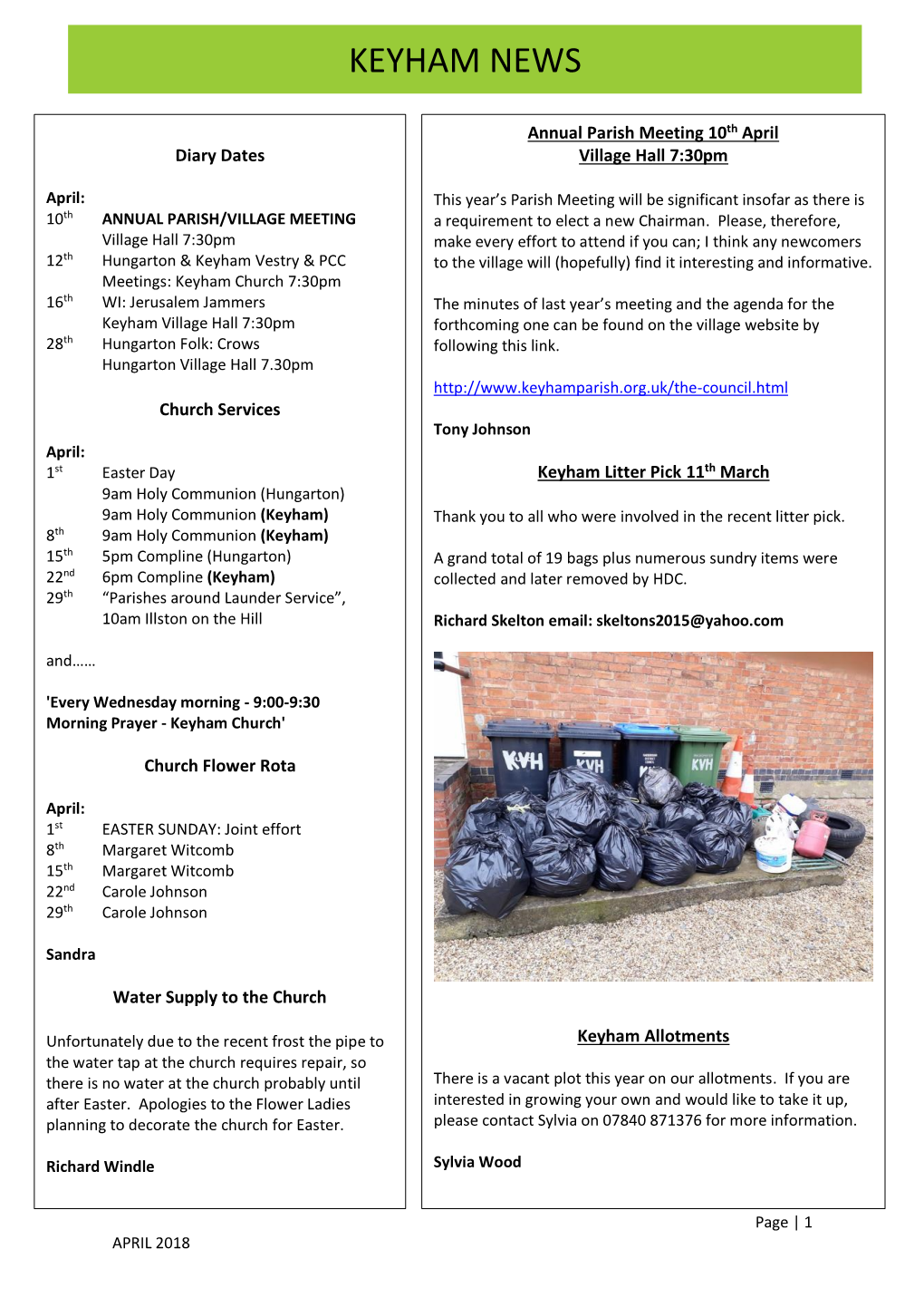 Keyham News April 2018