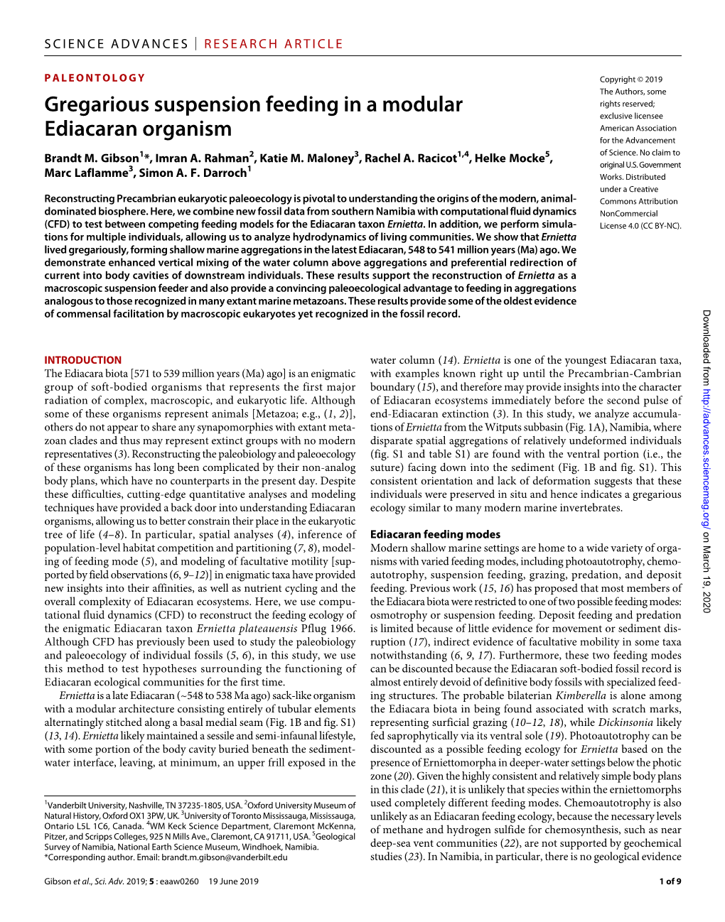 Science Journals — AAAS