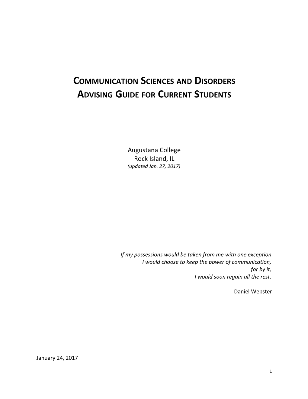 Communication Sciences and Disorders s1