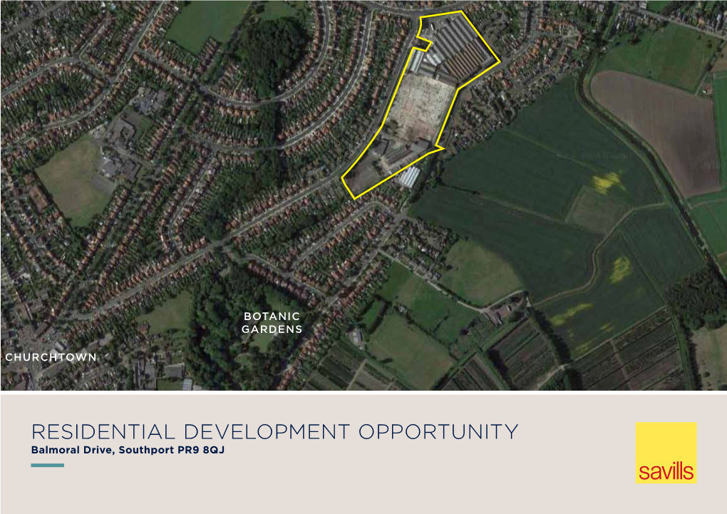 Residential Development Opportunity Balmoral Drive, Southport PR9 8QJ