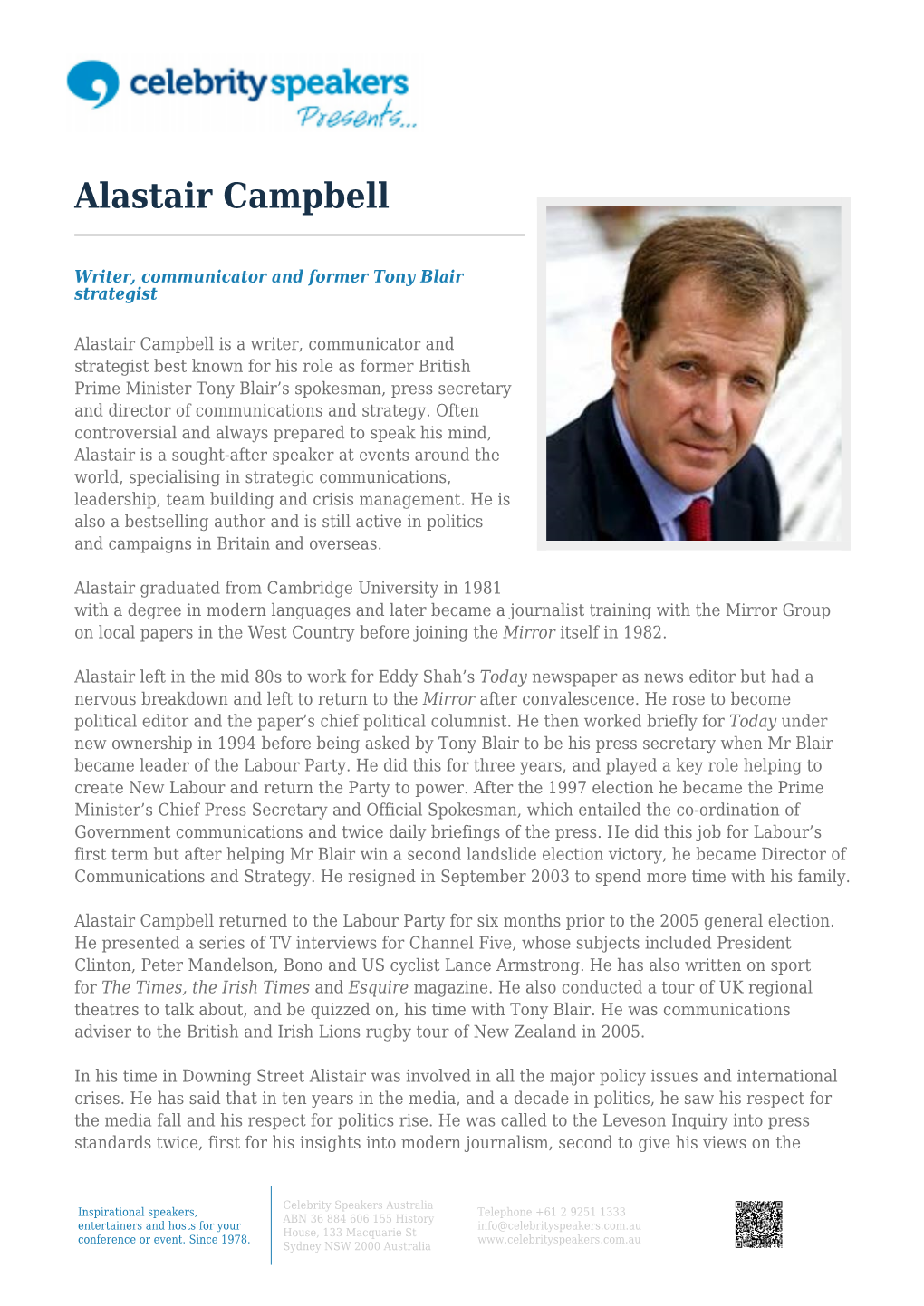 Alastair Campbell