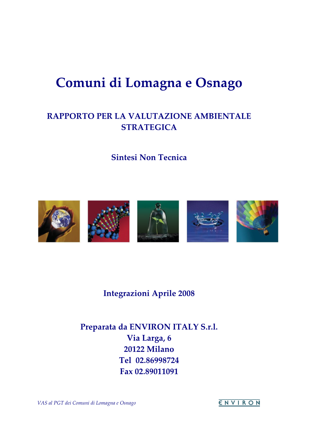 Comuni Di Lomagna E Osnago