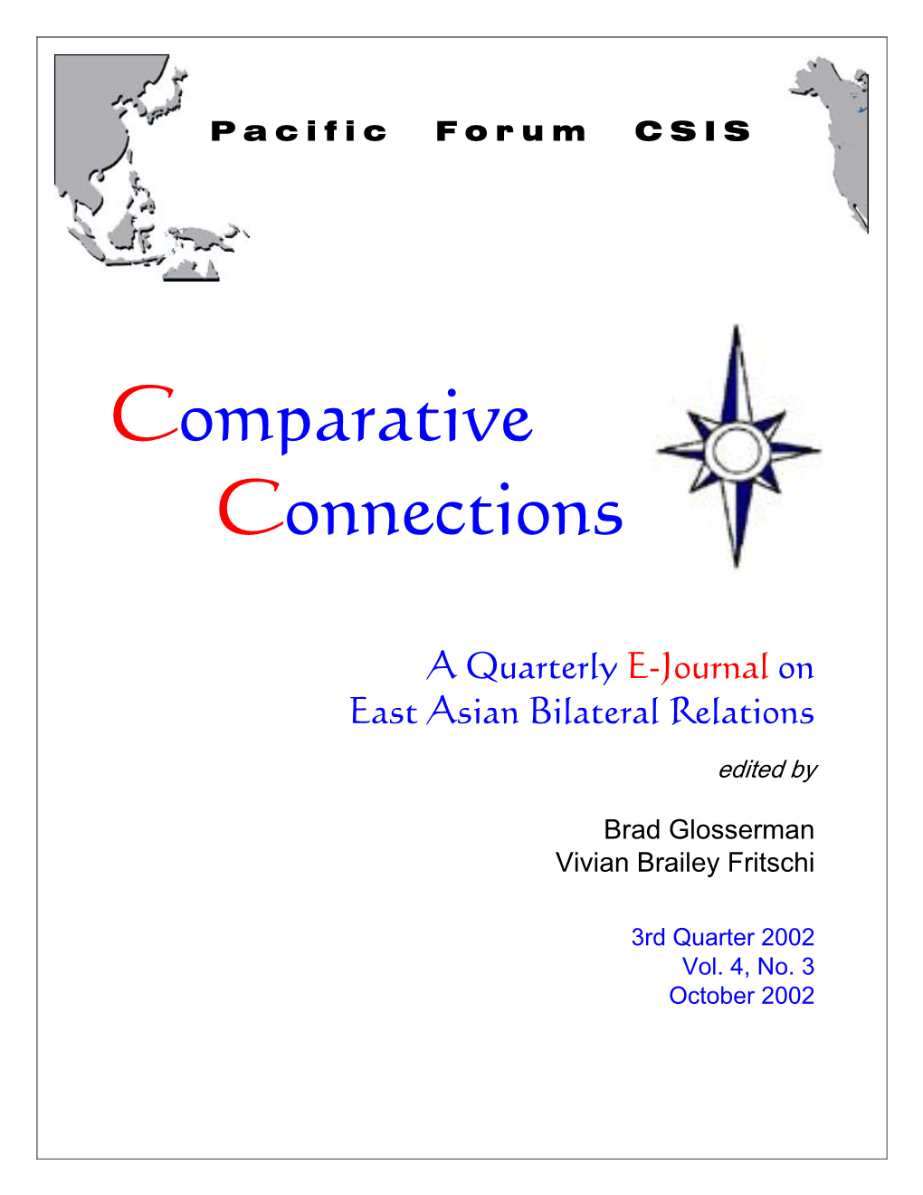 Comparative Connections, Volume 4, Number 3