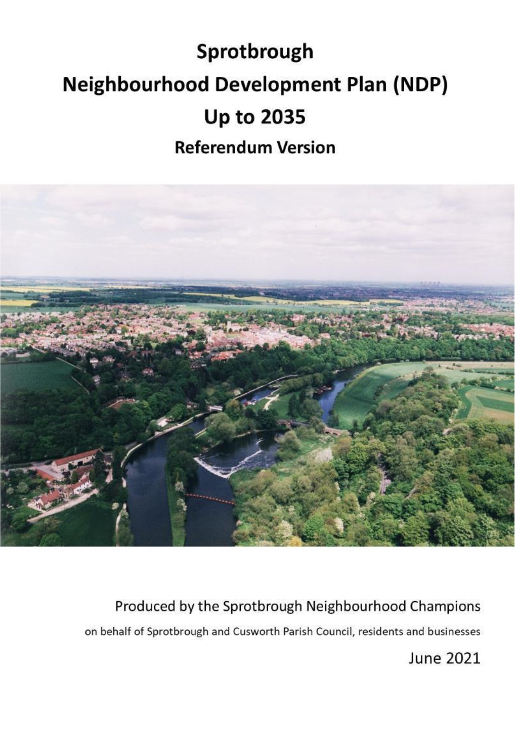 Sprotbrough Neighbourhood Plan Referendum Version June 2021