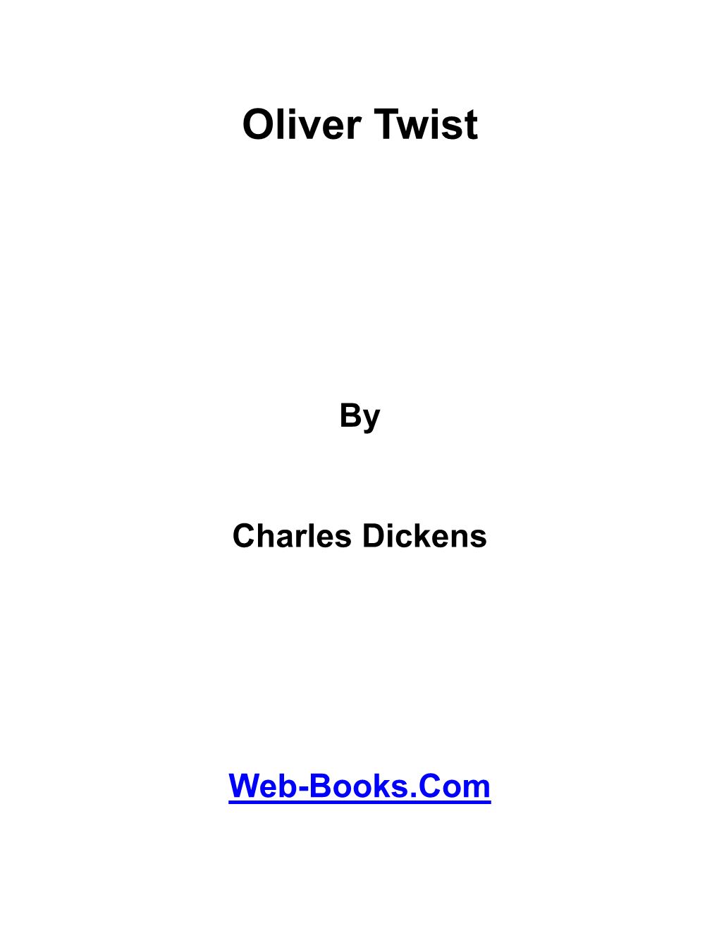 Oliver Twist