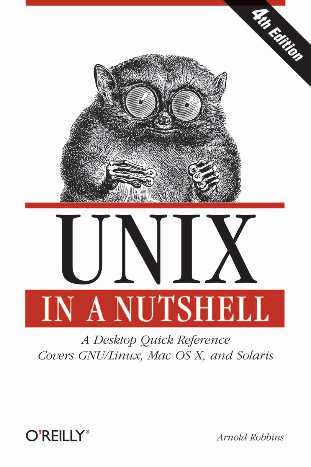 UNIX in a NUTSHELL ,TITLE.12845 Page Ii Tuesday, August 22, 2006 4:51 PM