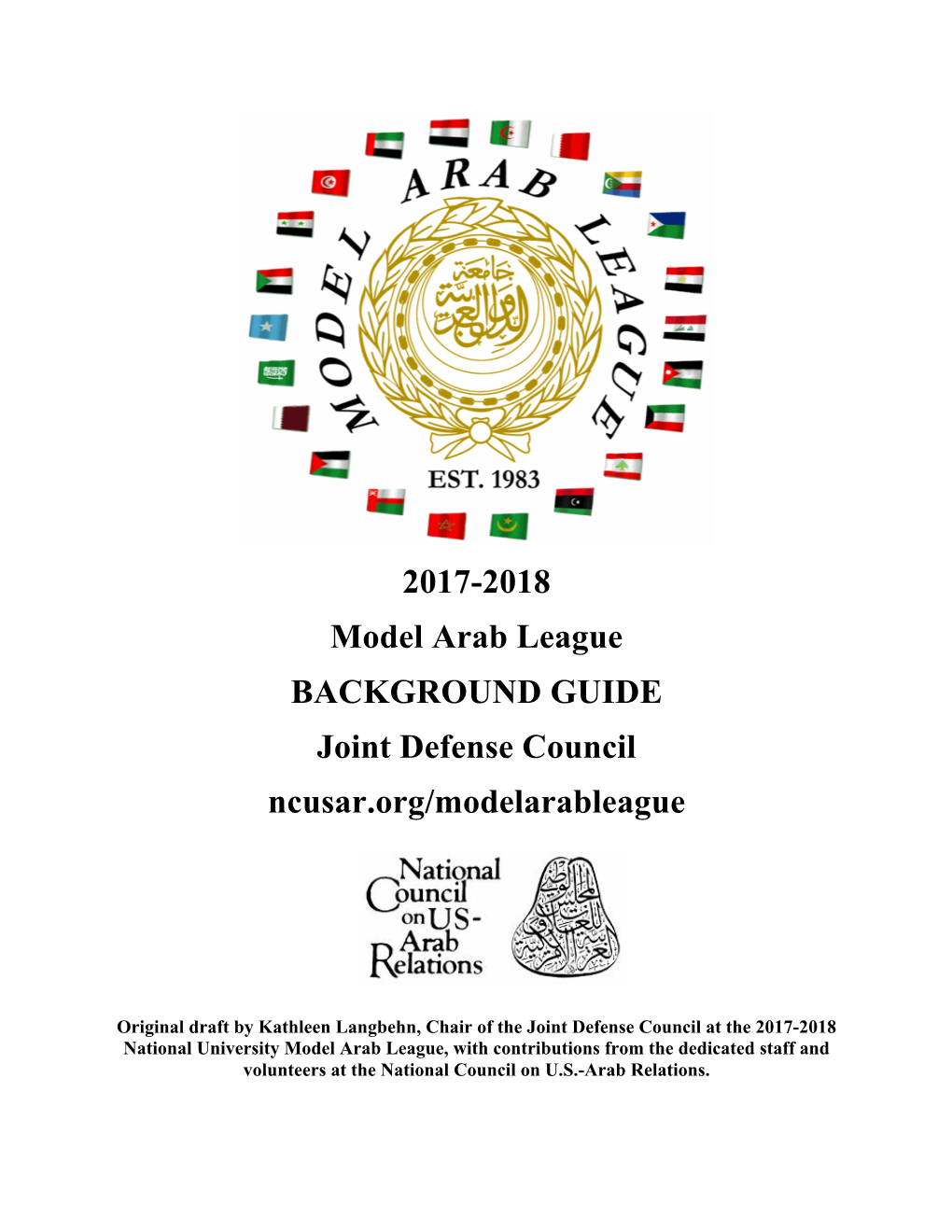 Joint Defense Council Ncusar.Org/Modelarableague