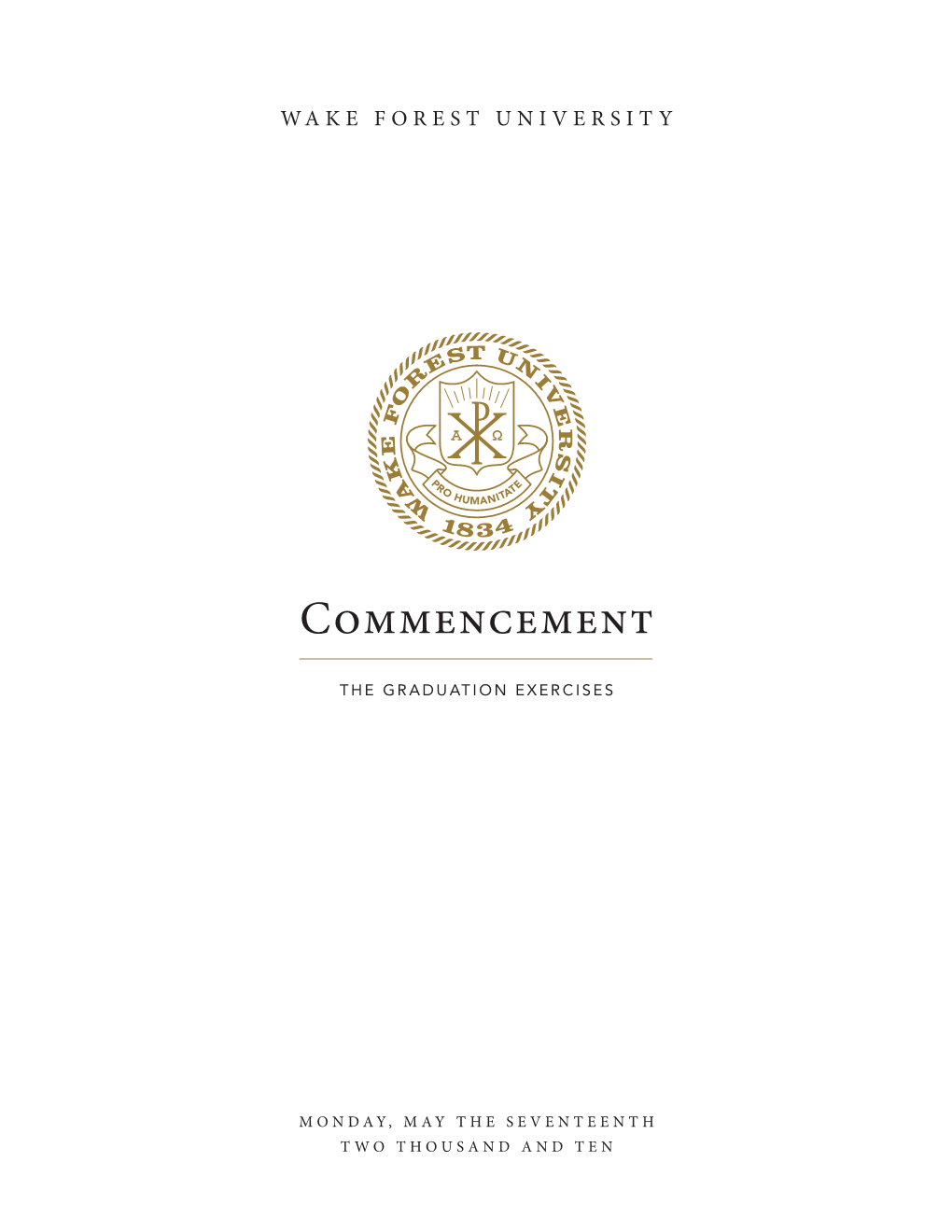 Commencement